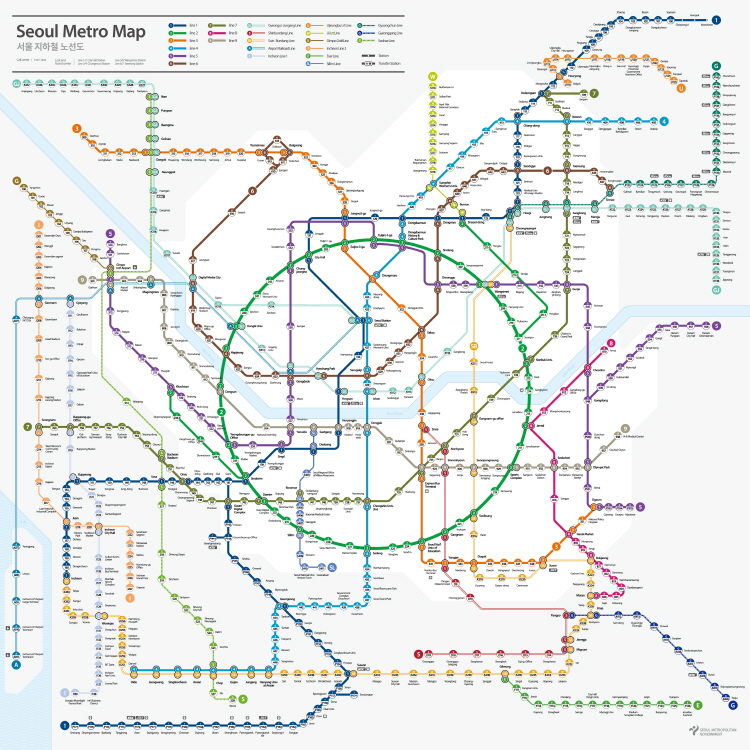 Seoul metro map